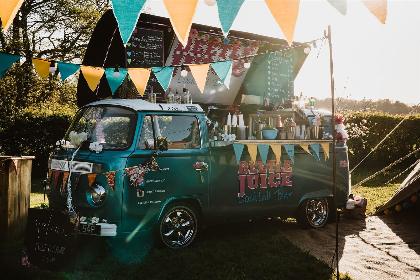 garden wedding cornwall